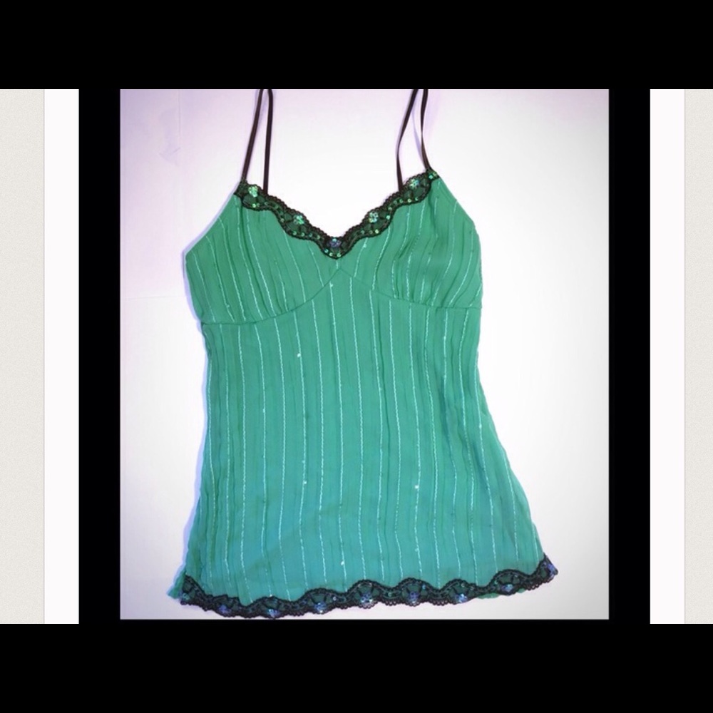 No Boundaries green brown camisole top - Picture 13 of 16